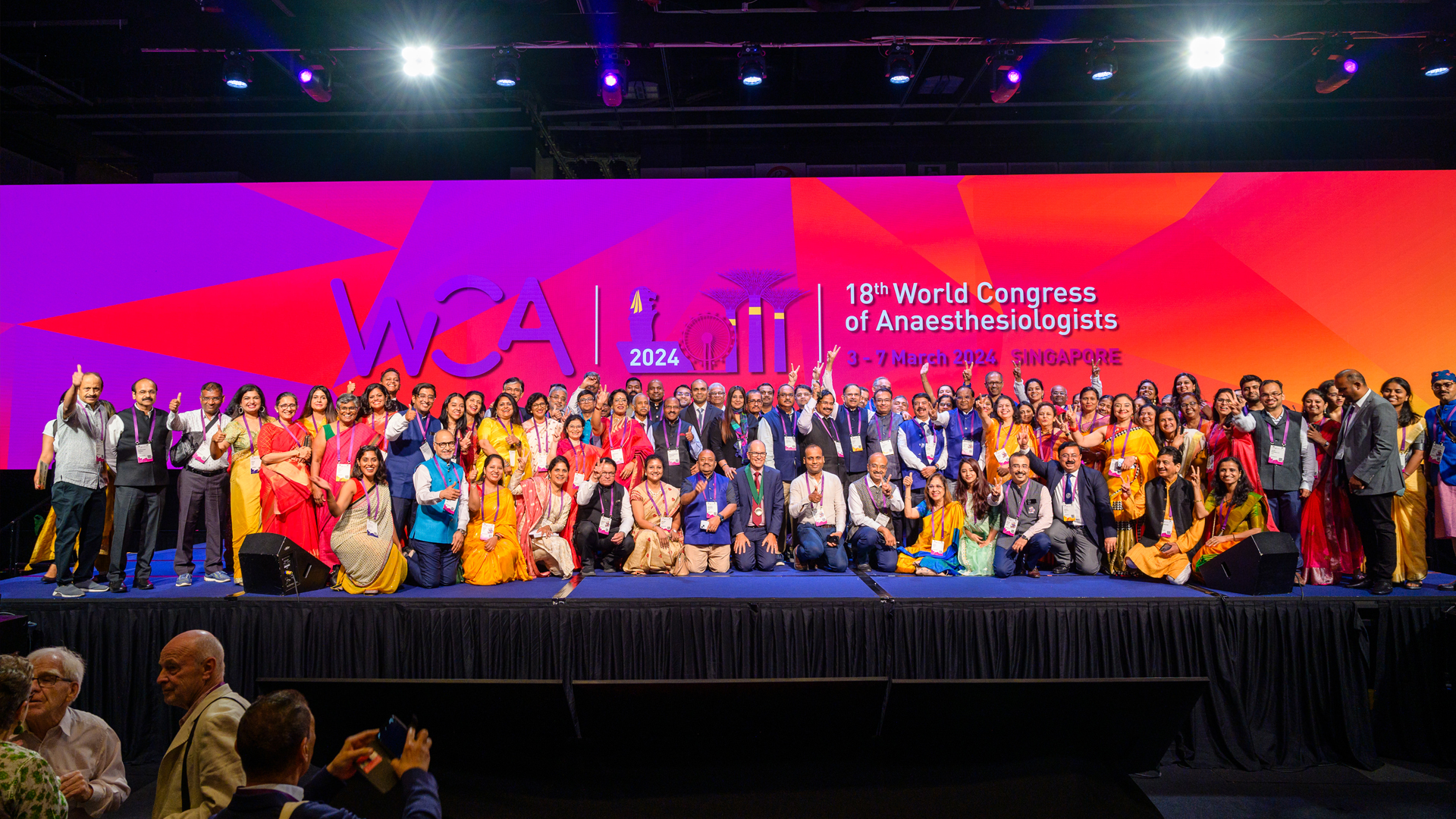 WFSA World congress of anaesthesiologists on stage 2024